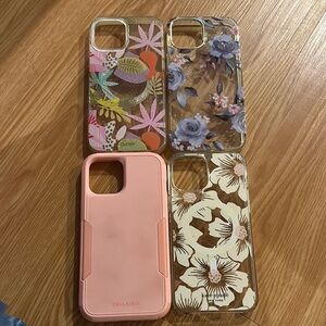 Pink Floral Cell Phone Cases for iPhone 12 Pro Max